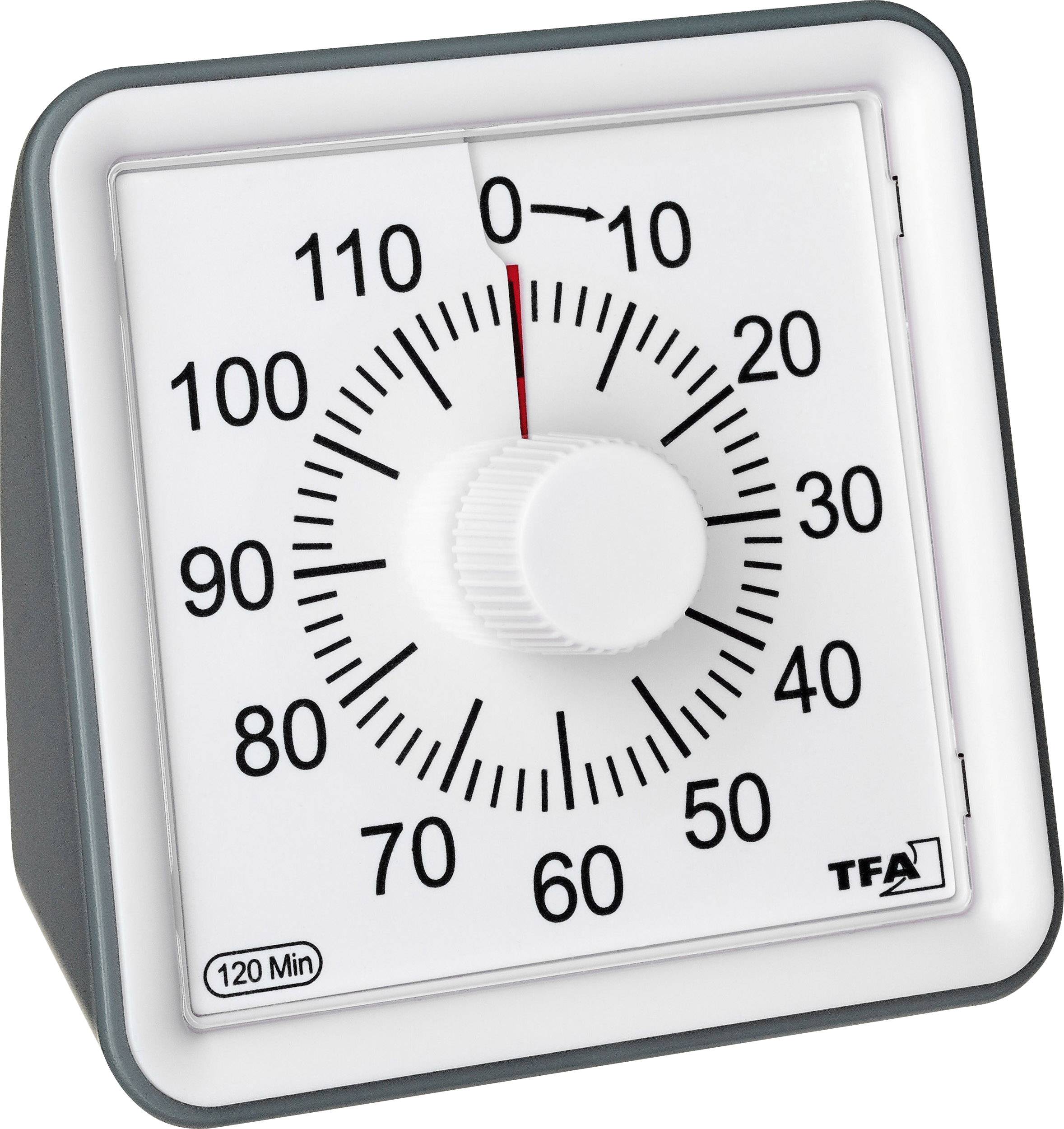 TFA Dostmann Timer VISUAL Timer Weiß analog