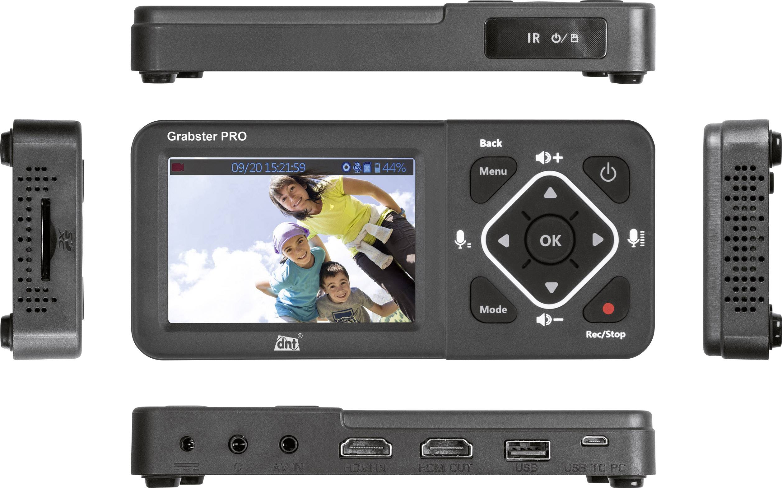 Dnt Grabstar PRO Video Grabber Live-Kommentar-Funktion, Livestream-Funktion, Full-HD-Auflösung, Plug und Play