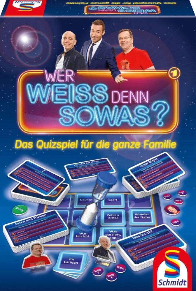Schmidt Spiele 49356 Wer weiss denn sowas? Das Quizspiel