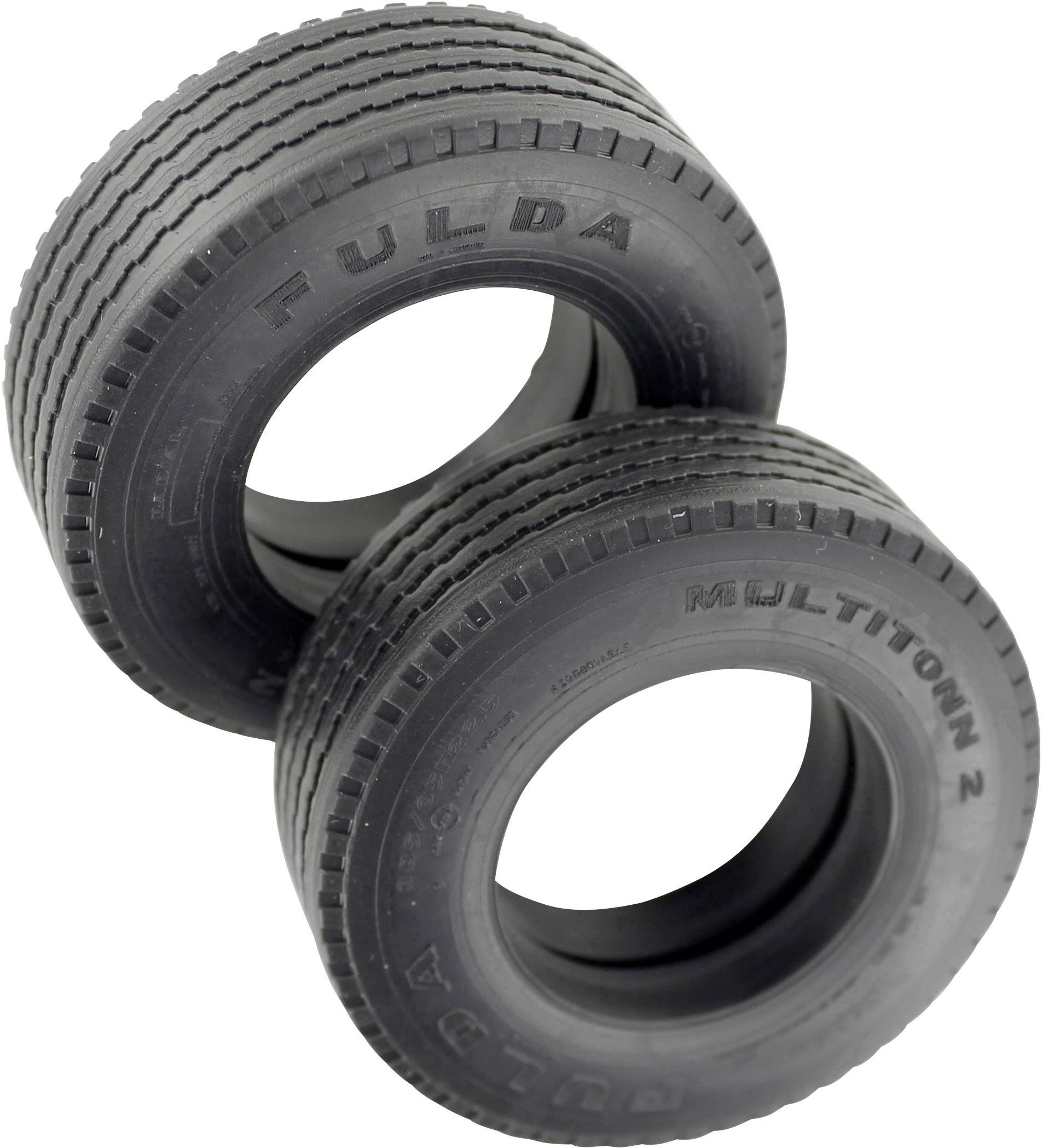 Veroma 1:16 LKW Reifen 22mm Straßenprofil 2St.