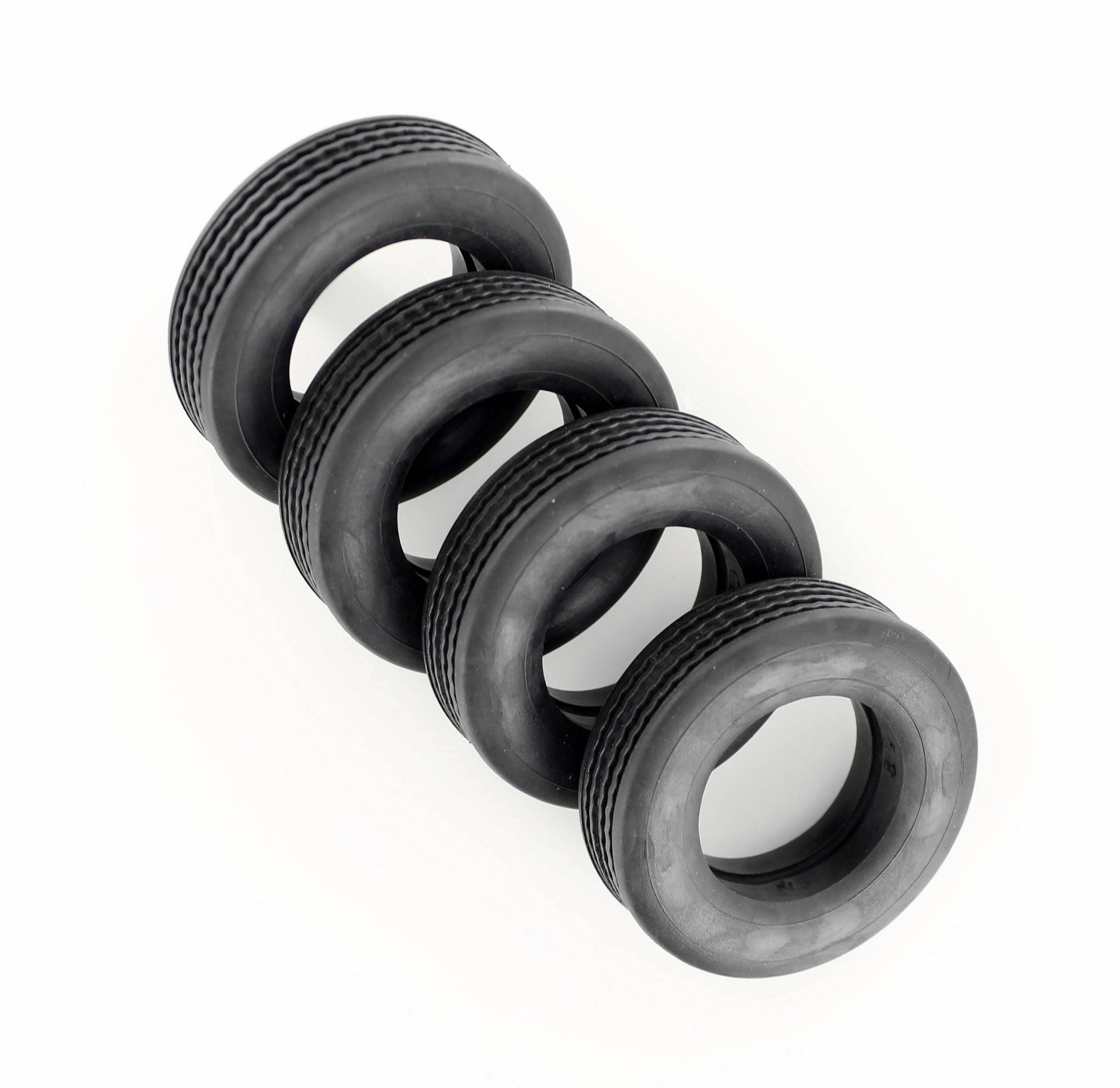 Veroma 1:16 Tieflader Reifen Vollgummi 14 mm 4 St.