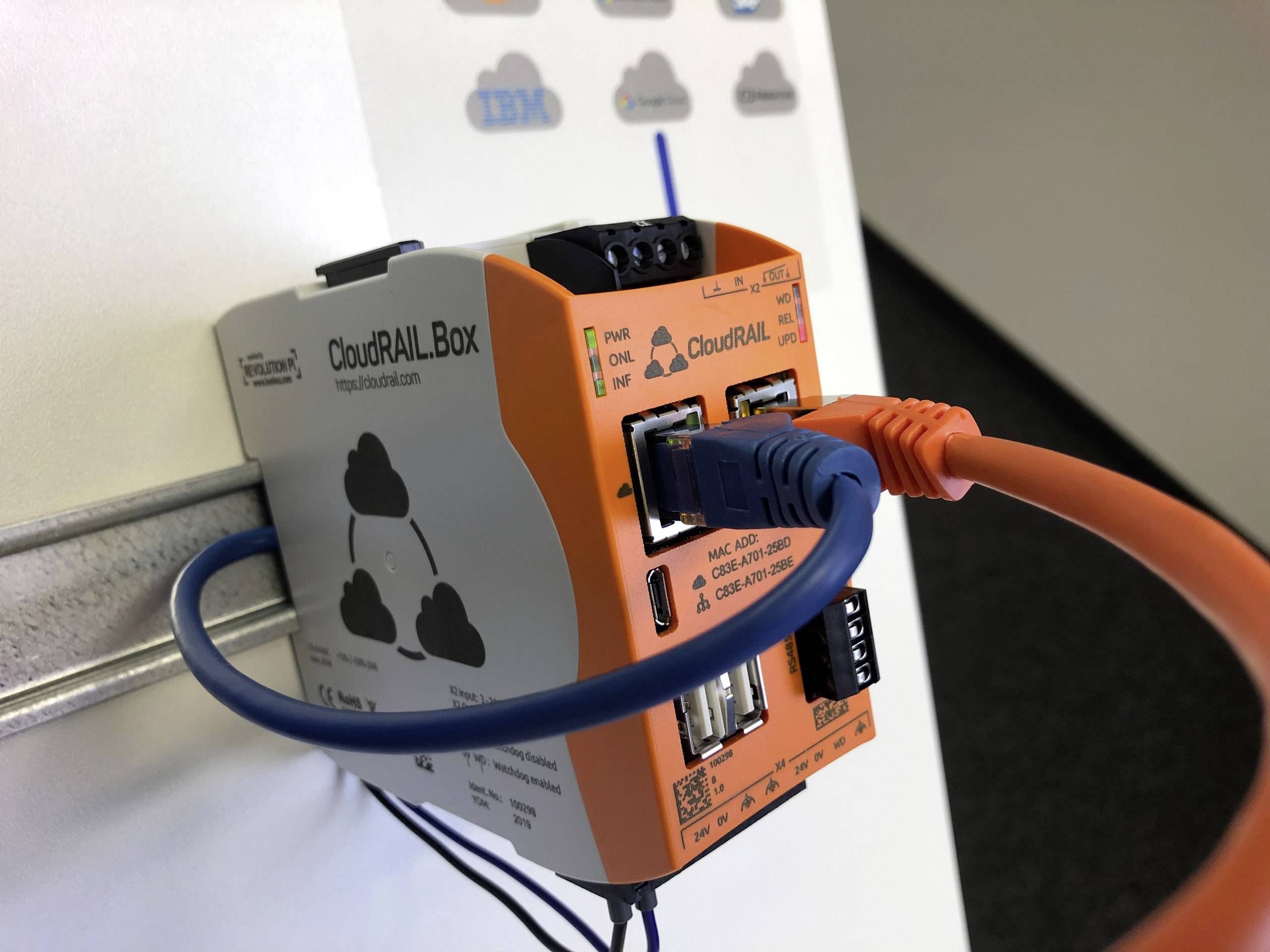 Revolution Pi by Kunbus RevPi Cloudrail PR100298 SPS-Erweiterungsmodul 24 V