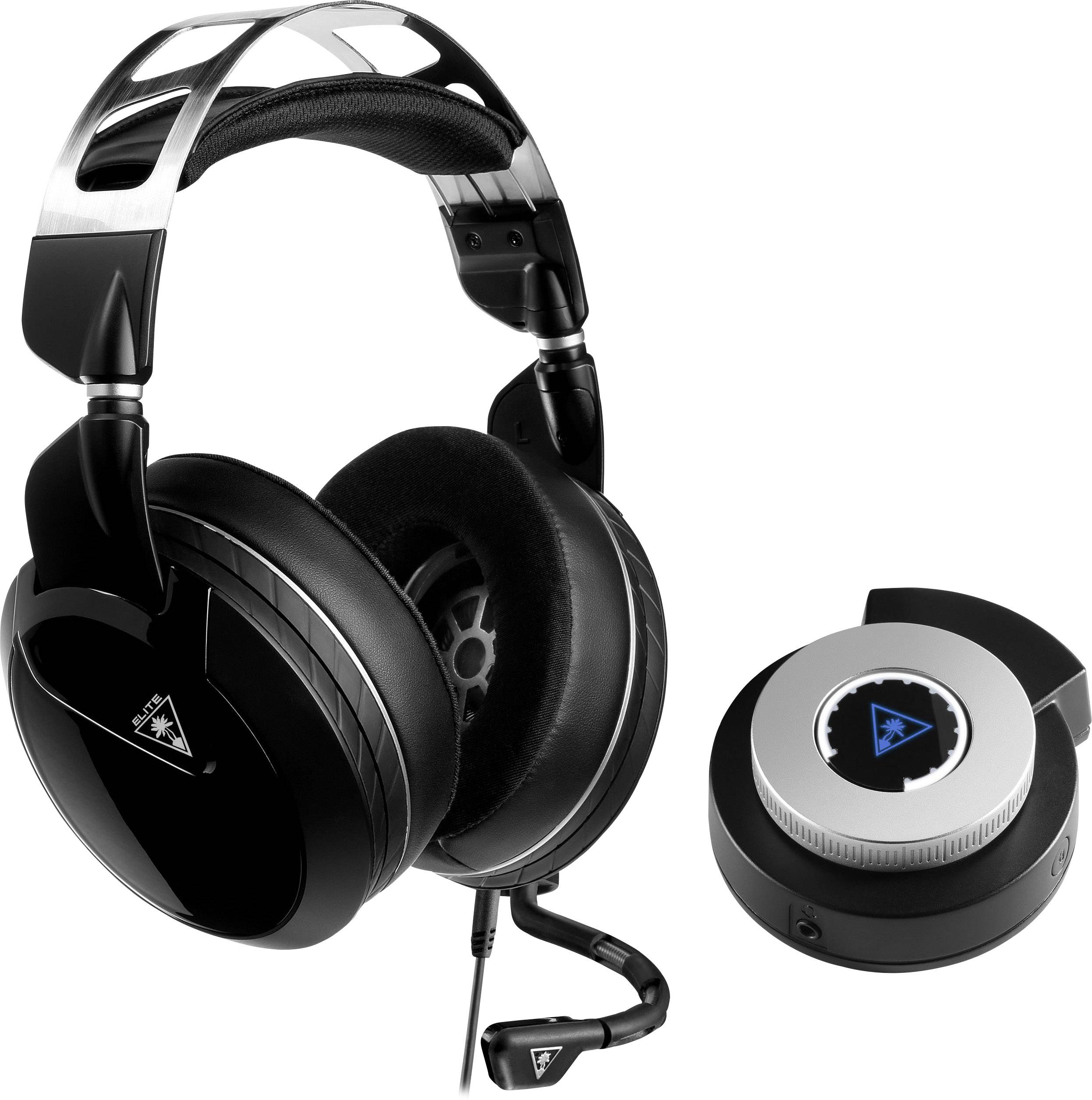 Turtle Beach Elite Pro2 Over Ear Headset Bluetooth®, kabelgebunden Stereo Weiß, Schwarz Noise Cancelling Lautstärkeregelung, Mikrofon-Stummschaltu