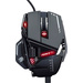 MadCatz R.A.T. 8 + Gaming mouse USB Optical Black 11 Buttons 16000 dpi Backlit, Gel wrist support mat, Weight trimming, Built-in
