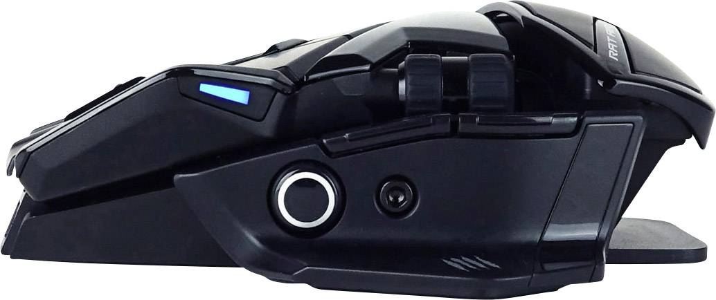 MadCatz R.A.T. AIR Gaming-Maus USB Optisch Schwarz 10 12.000 dpi Beleuchtet, Ergonomisch, Handballenauflage