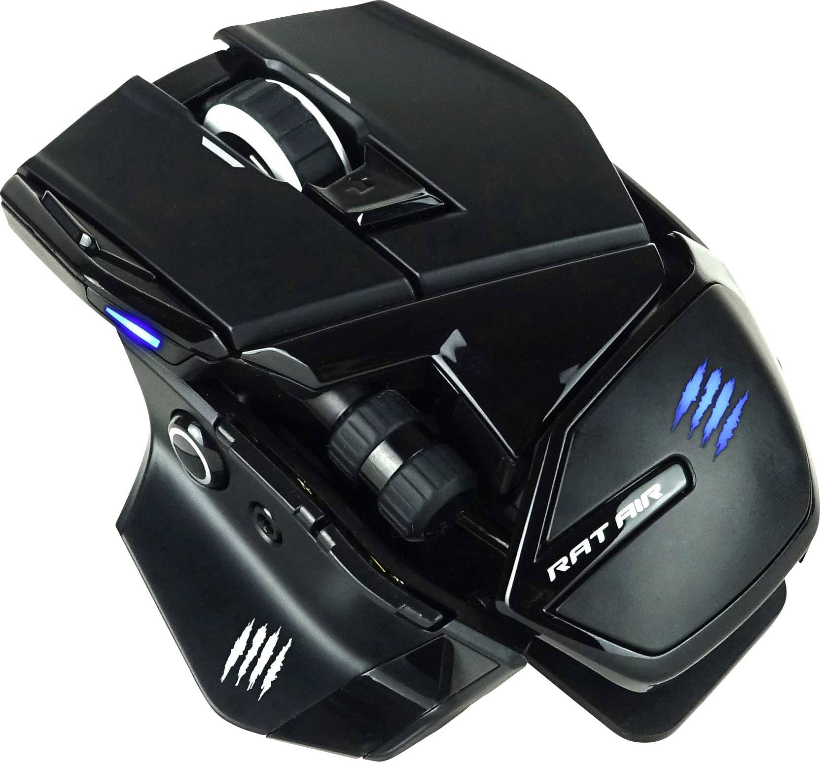 MadCatz R.A.T. AIR Gaming-Maus USB Optisch Schwarz 10 12.000 dpi Beleuchtet, Ergonomisch, Handballenauflage