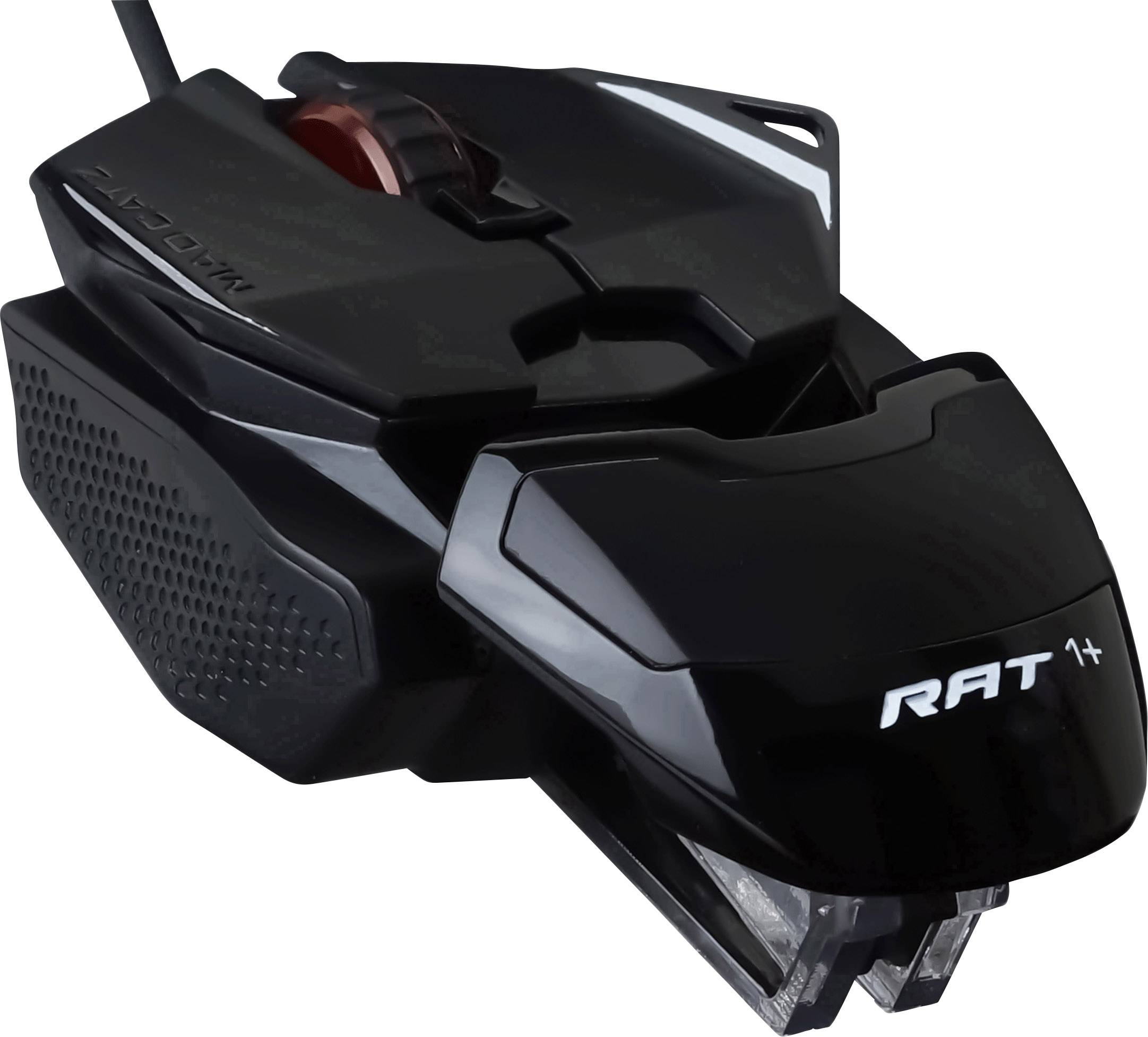 MadCatz R.A.T. 1+ Gaming-Maus USB Optisch Schwarz 3 Tasten 2000 dpi Beleuchtet, Ergonomisch