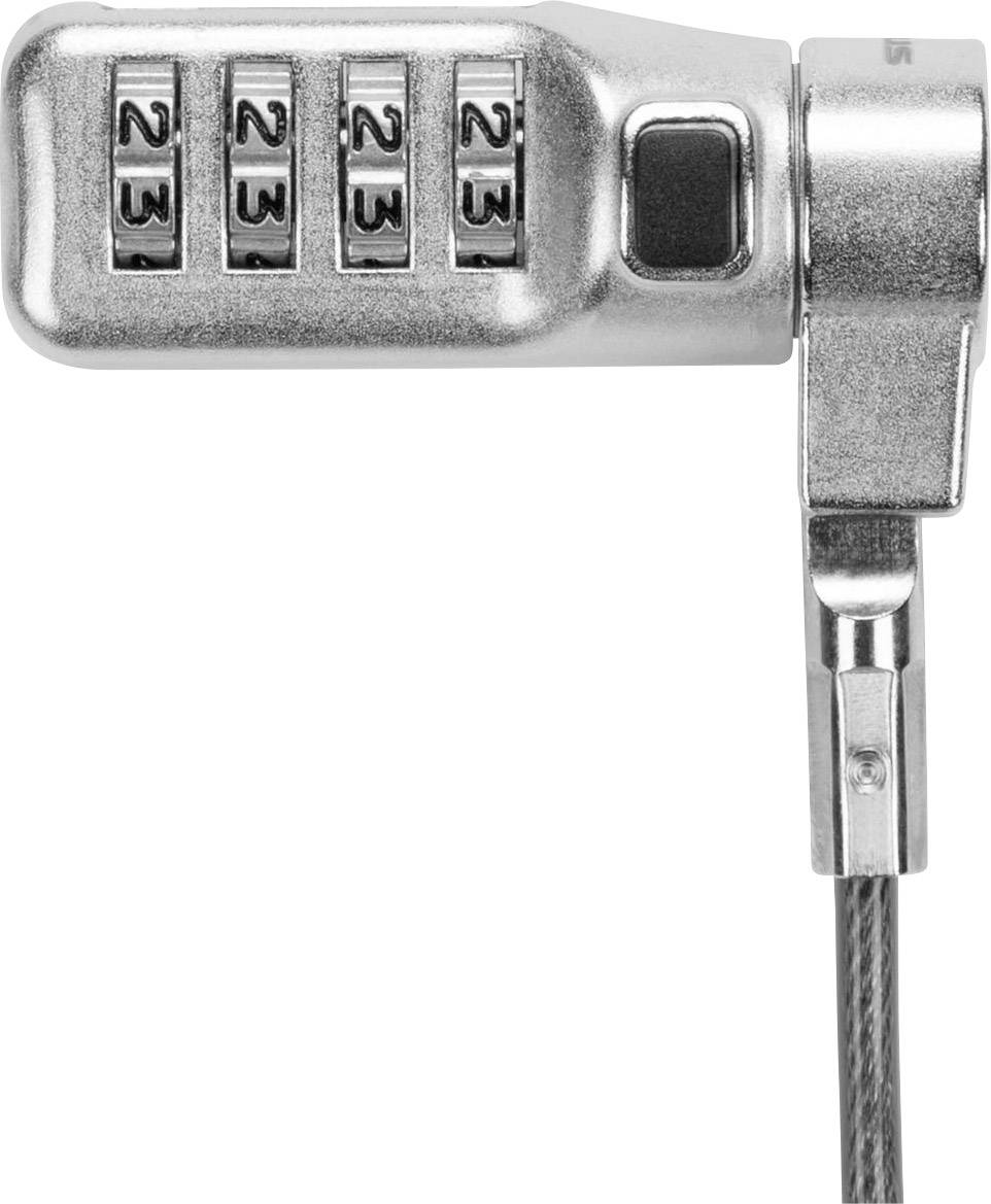 Targus Laptopschloss Zahlenschloss 2m Defcon 3-in-1 Coiled Combination