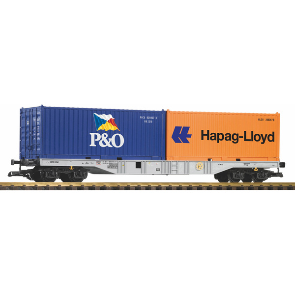 Piko G 37751G Containertragwagen mit 2 Containern der DB AG