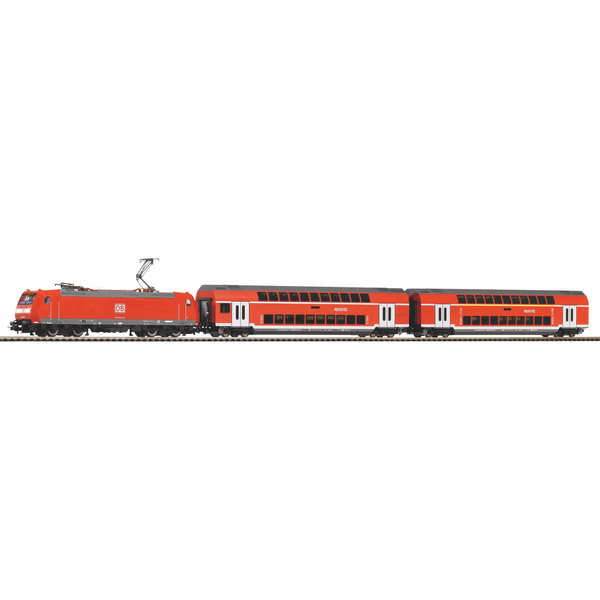 Piko H0 59023 H0 SmartControl light Set Doppelstockpersonenzug der DB AG