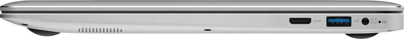 TrekStor® Notebook 33.8 cm (13.3 Zoll) Full HD Intel® Pentium® N3350 4 GB RAM 64 GB eMMC Deutsch, QWERTZ Intel HD Graphics 500 Silber 36823