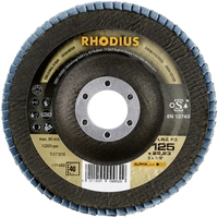 Rhodius 210482 LSZ F3 XT70 Fächerschleifscheibe Durchmesser 125mm Bohrungs-Ø 22.23mm Metall Rhodius 210482 LSZ F3 XT70 Fächerschleifscheibe Durchmesser 125mm Bohrungs-Ø 22.23mm Metall