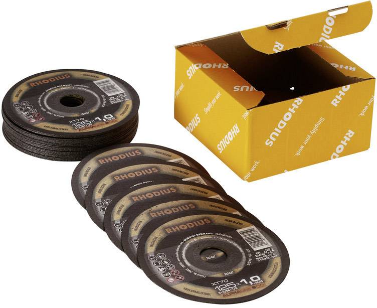 Rhodius XT70 PACK 211081 Trennscheibe gerade 125 mm 50 St. Edelstahl, Stahl