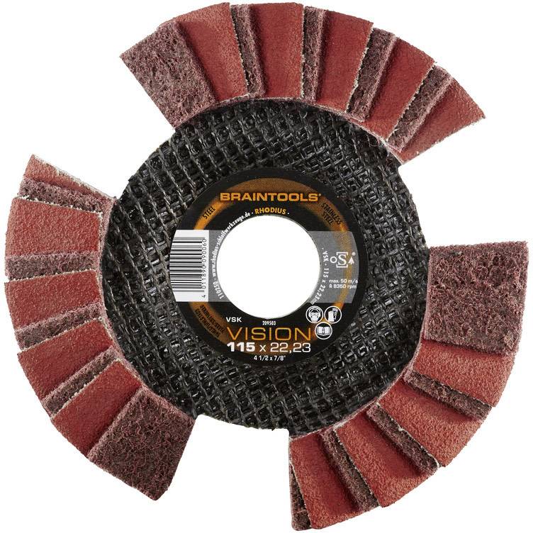 Rhodius 209503 VSK Vliesfächerscheibe 115 x 22,23mm Durchmesser 115mm 1St.