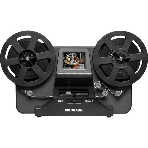 Braun Germany NovoScan Super 8 - Normal 8 Filmscanner 1440 x 1080 Pixel Super 8 Rollfilme, Normal 8 Rollfilme, TV-Ausgang
