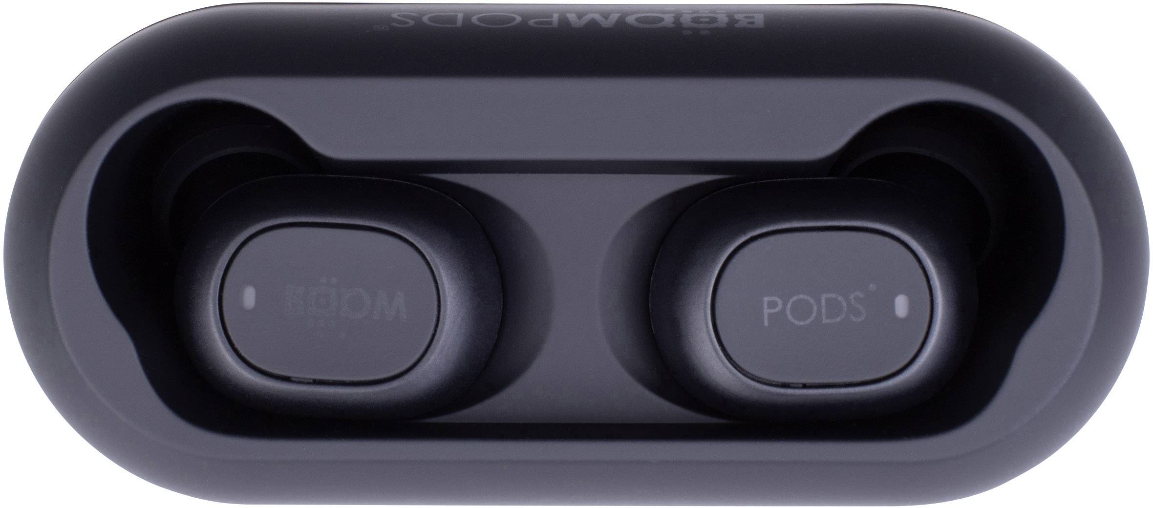 Boompods Boombuds GO In Ear Kopfhörer Bluetooth® Schwarz Headset, Schweißresistent
