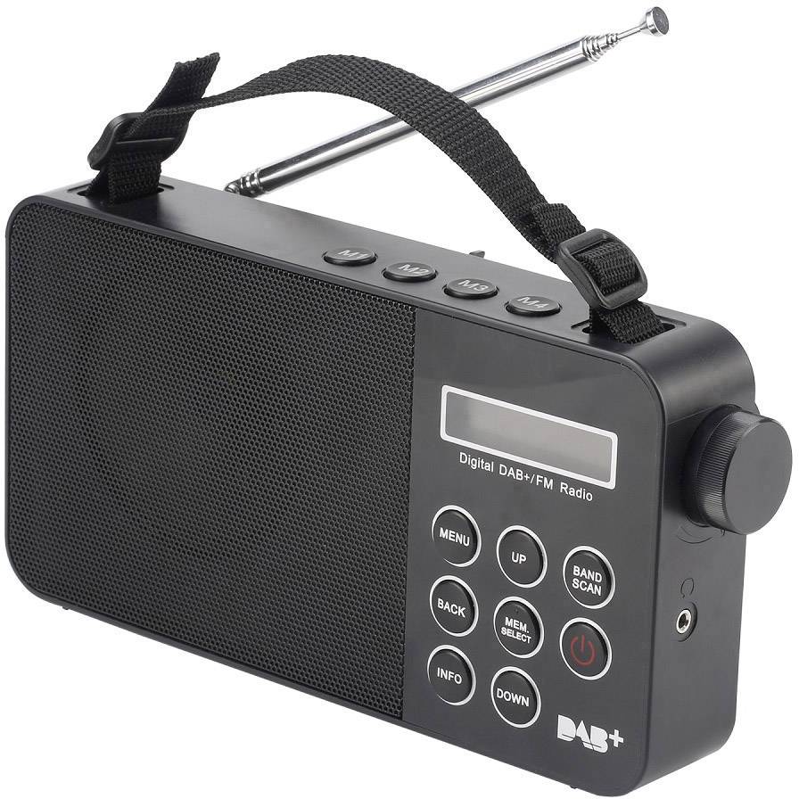 Reflexion TRA2350DAB Kofferradio DAB+, UKW Schwarz