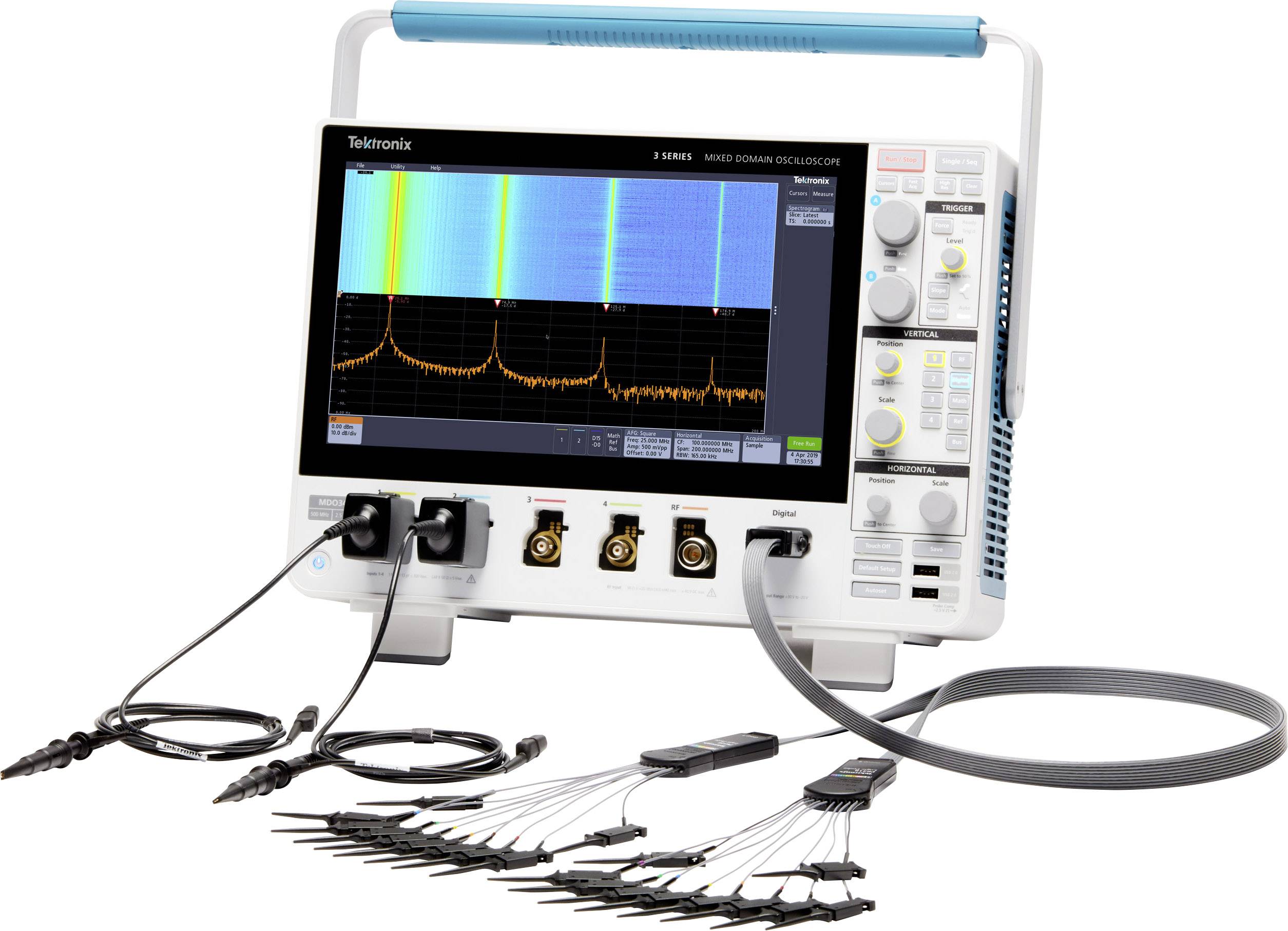 Tektronix MDO34 3-BW-350 Digital-Oszilloskop 350MHz 2.5 GSa/s 10 Mpts 8 Bit 1St.