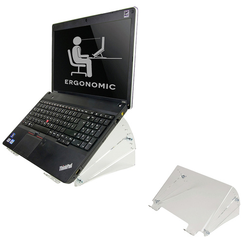 Neomounts NOTEBOOK STAND 1fach Monitor-Erhöhung 55,9 cm (22") Hochtransparent Höhenverstellbar