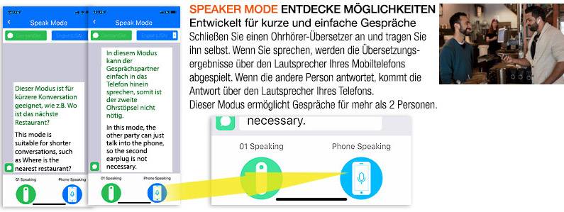 Timekettle Mobiler Dolmetscher WT2 Plus Deutsch, Englisch, Niederländisch, Italienisch, Spanisch, Französisch, Portugiesisch, Schwedisch, Norwegisch