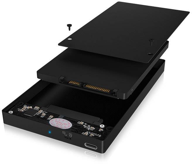 ICY BOX 60483 6.35cm (2.5 Zoll)-Festplattengehäuse 2.5 Zoll USB-C™ USB 3.2 (Gen 2)