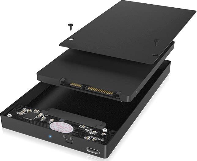 ICY BOX 60483 6.35cm (2.5 Zoll)-Festplattengehäuse 2.5 Zoll USB-C™ USB 3.2 (Gen 2)