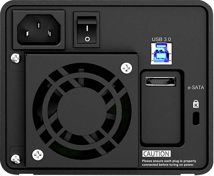 RAIDON GR3680-SB3 8.9cm (3.5 Zoll) Festplattengehäuse 2.5 Zoll, 3.5 Zoll USB 3.2 Gen 1 (USB 3.0)