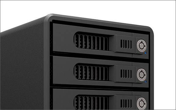 RAIDON GT4670-TB3 8.9 cm (3.5 Zoll) Festplattengehäuse 2.5 Zoll, 3.5 Zoll Thunderbolt 3