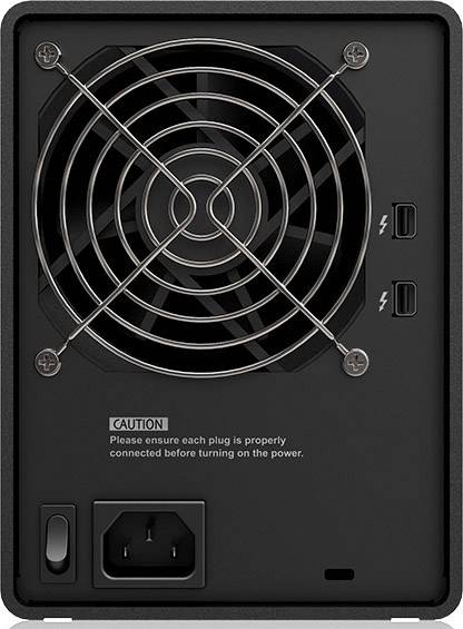 RAIDON GT4670-TB3 8.9 cm (3.5 Zoll) Festplattengehäuse 2.5 Zoll, 3.5 Zoll Thunderbolt 3