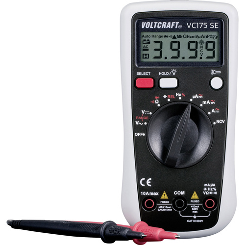 VOLTCRAFT VC175 SE Hand-Multimeter digital CAT III 600 V Anzeige (Counts): 4000 SPECIAL EDITION