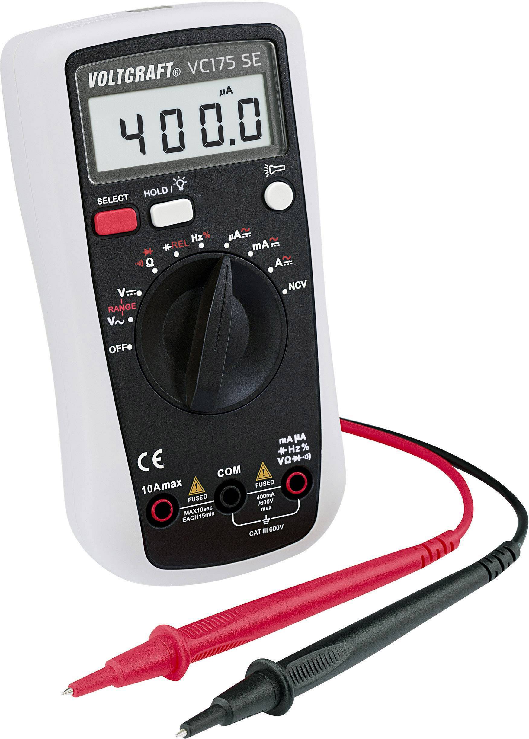 VOLTCRAFT VC175 SE Hand-Multimeter digital CAT III 600V Anzeige (Counts): 4000 SPECIAL EDITION