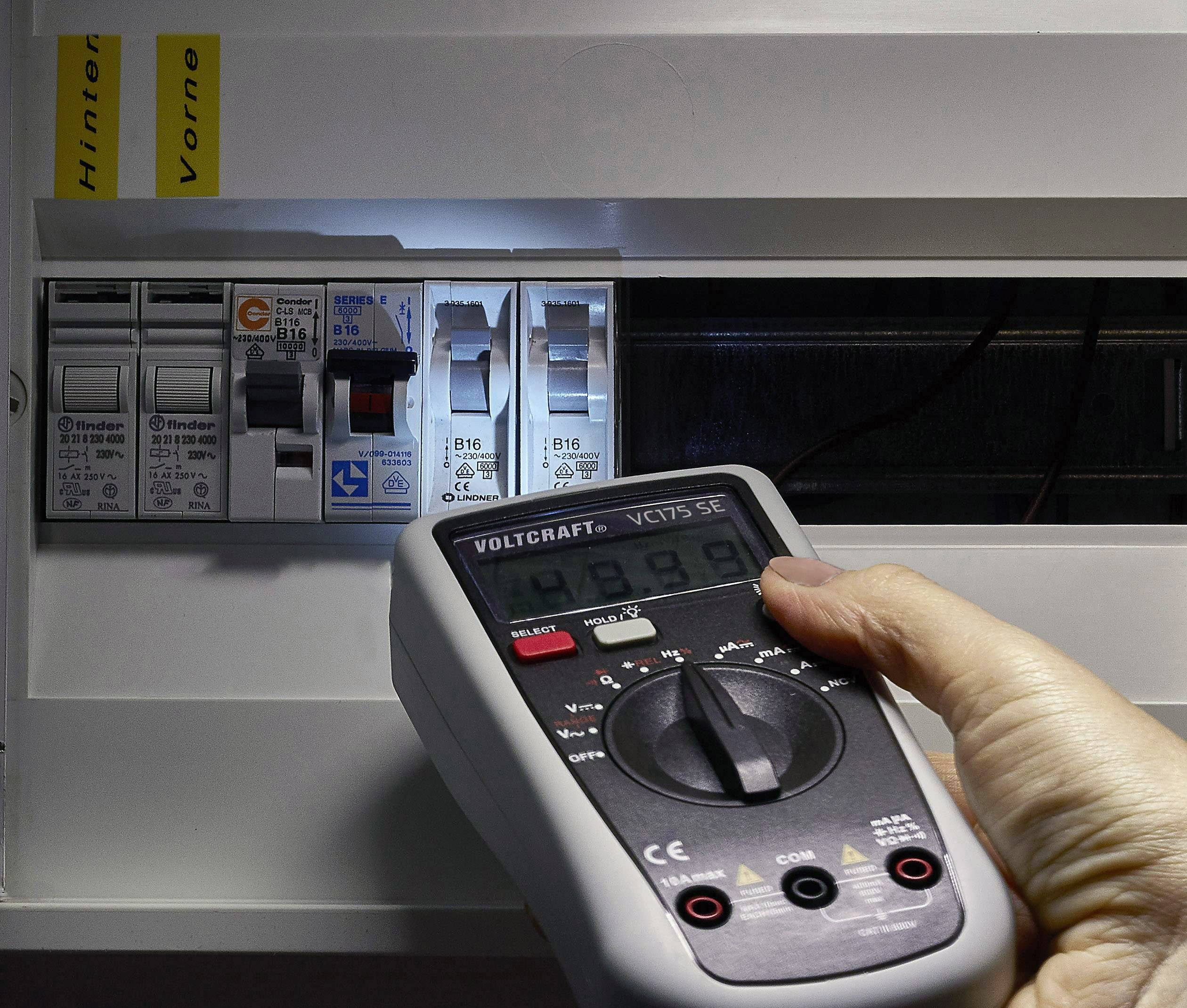 VOLTCRAFT VC175 SE Hand-Multimeter digital CAT III 600V Anzeige (Counts): 4000 SPECIAL EDITION