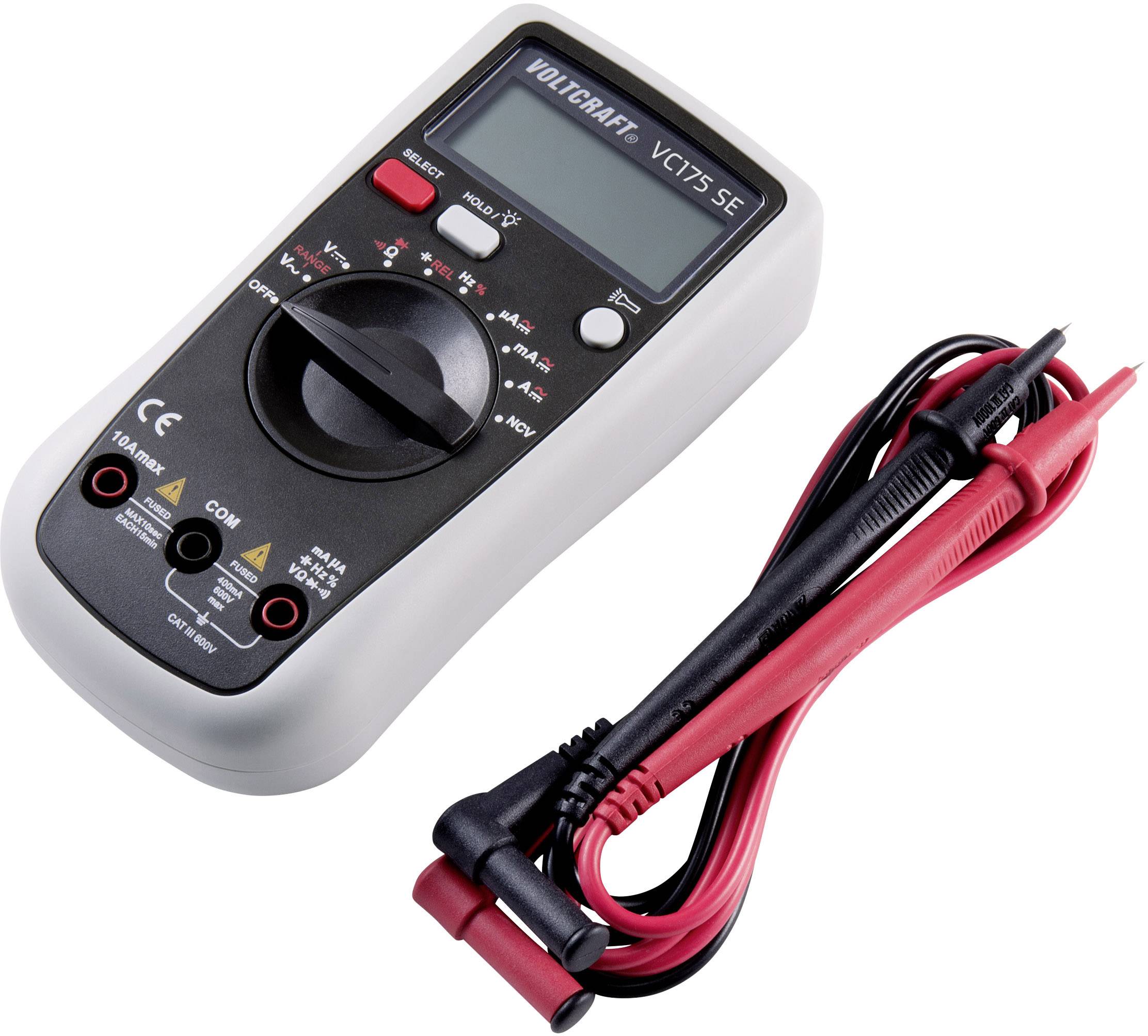 VOLTCRAFT VC175 SE Hand-Multimeter digital CAT III 600V Anzeige (Counts): 4000 SPECIAL EDITION