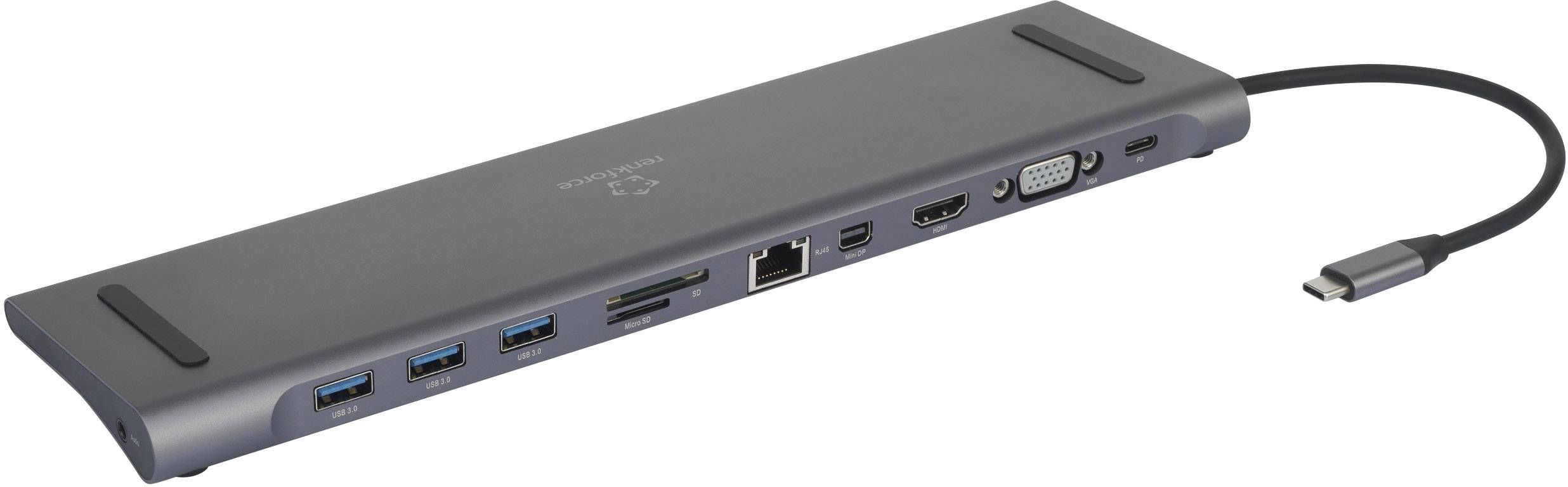 Renkforce RF-4225444 Notebook Dockingstation Passend für Marke (Notebook Dockingstations): Universal inkl. Ladefunktion