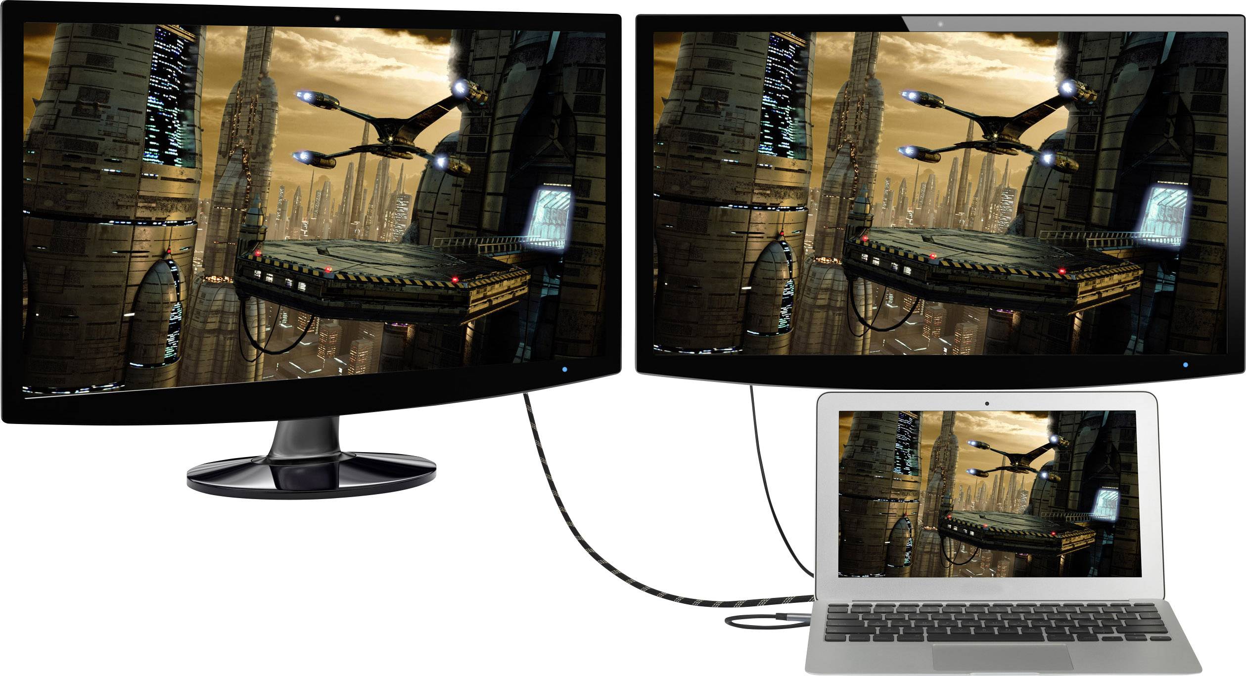 Renkforce RF-4225444 Notebook Dockingstation Passend für Marke (Notebook Dockingstations): Universal inkl. Ladefunktion