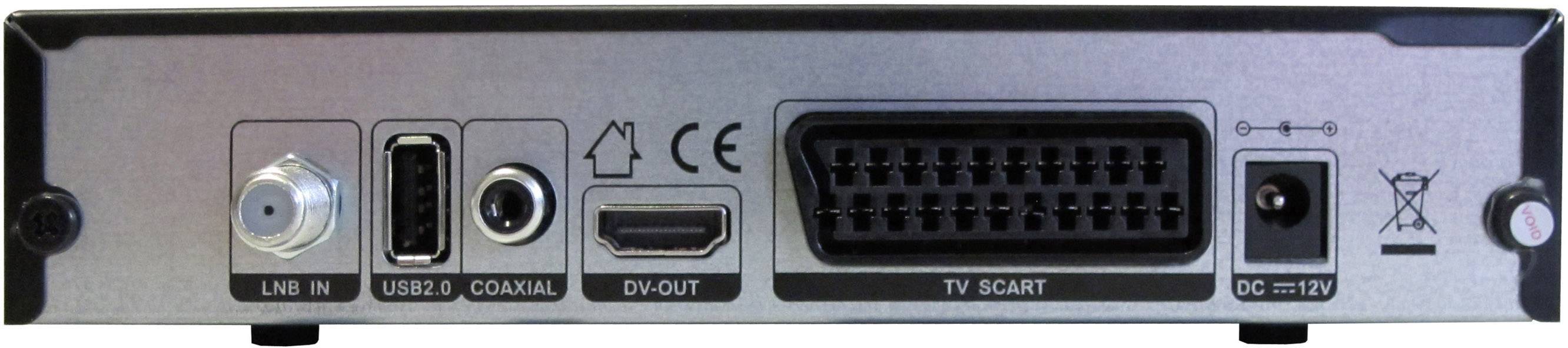 Faval SRX1+ HD-SAT-Receiver Campingbetrieb, Unicable 2-fähig, Aufnahmefunktion Anzahl Tuner: 1