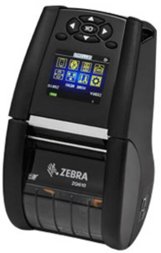Zebra ZQ610 Bon-Drucker Thermodirekt 203 x 203 dpi Schwarz USB, Bluetooth®, Akku-Betrieb