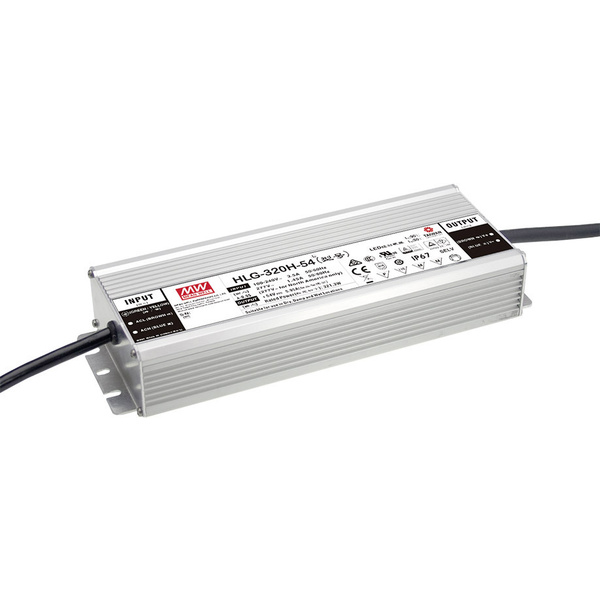 Mean Well HLG-320H-12AB LED-Treiber Konstantspannung 264 W 11 - 22 A 10.8 - 13.5 V/DC dimmbar, 3 in