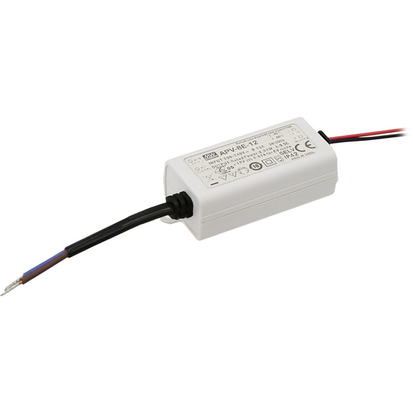 Driver de LED Mean Well APV-8E-12 à tension constante 8.04 W 0 A - 670 mA 12 V/DC protection contre les surcharges, surtention