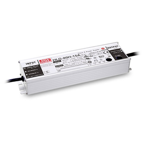 Mean Well HLG-80H-12AB LED-Treiber Konstantspannung 60 W 3 - 5 A 10.8 - 13.5 V/DC dimmbar, 3 in 1 D