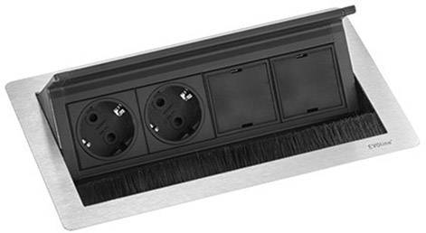 EVOline 159370101400 Einbau-Steckdosenleiste 2fach 1St.