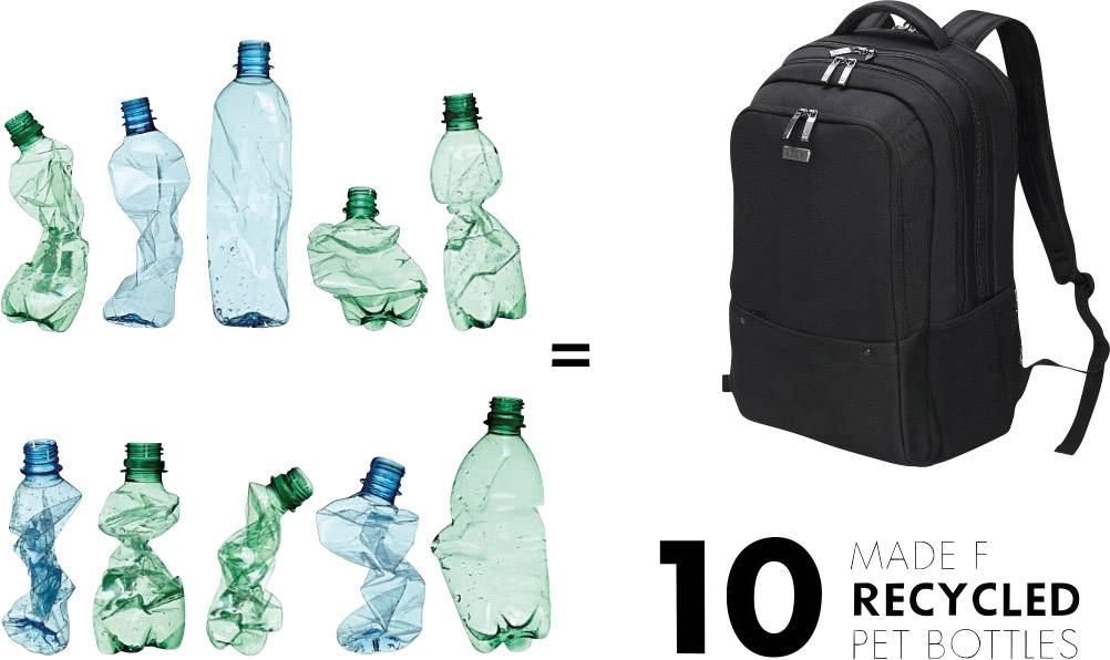 Dicota Notebook Rucksack Eco Backpack SELECT 15-17.3 Passend für maximal: 43,9 cm (17,3") Schwarz