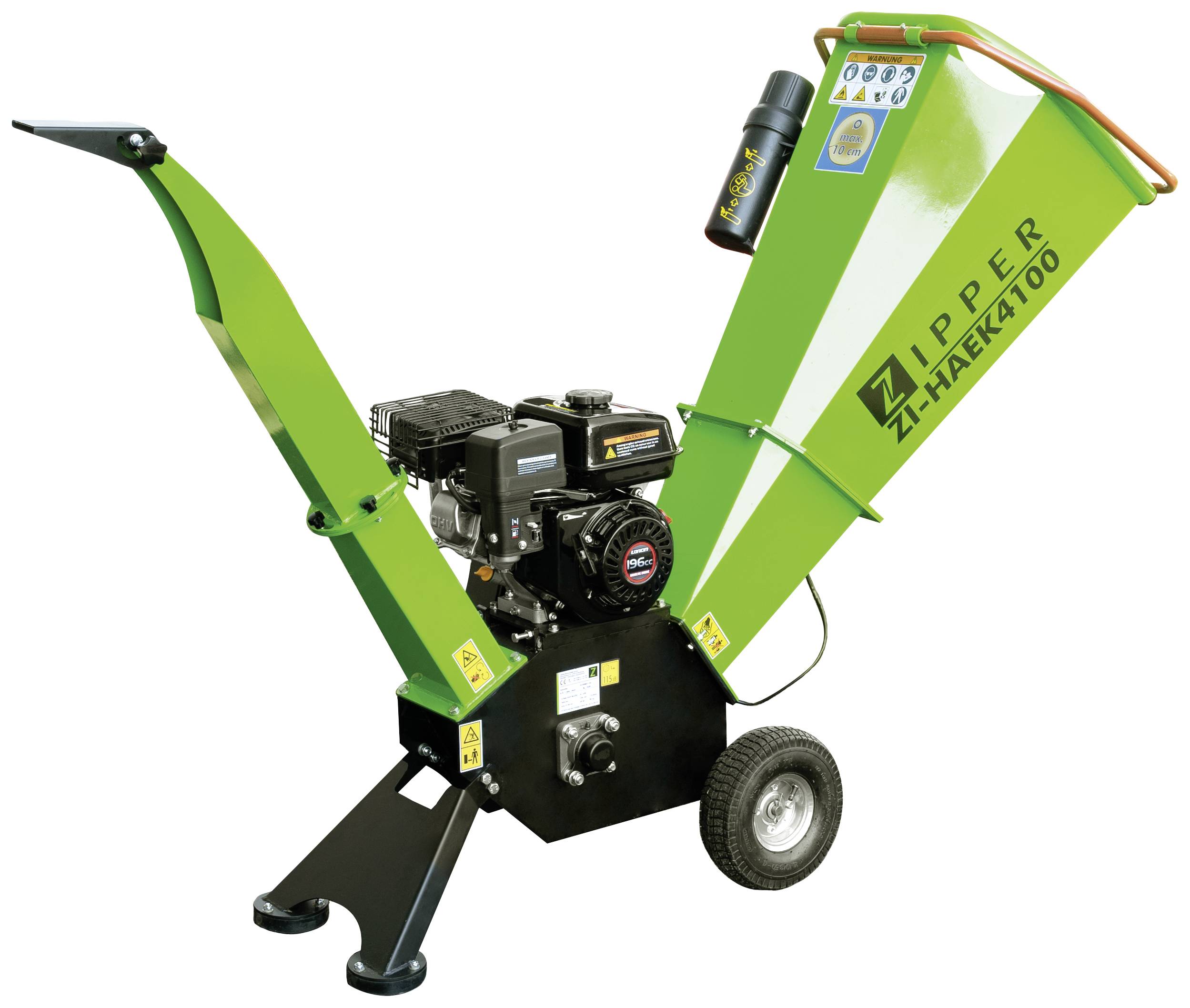 Zipper ZIHAEK4100 Benzin MesserHäcksler 4.1kW versandkostenfrei