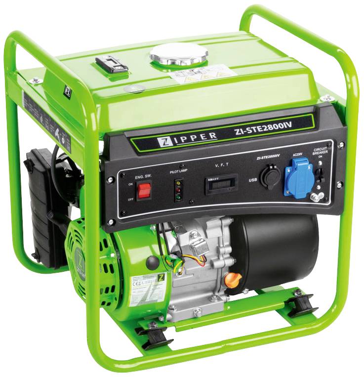 Zipper ZI-STE2800IV 4-Takt Inverter-Stromerzeuger 4.5kW 230V 34kg 2800W