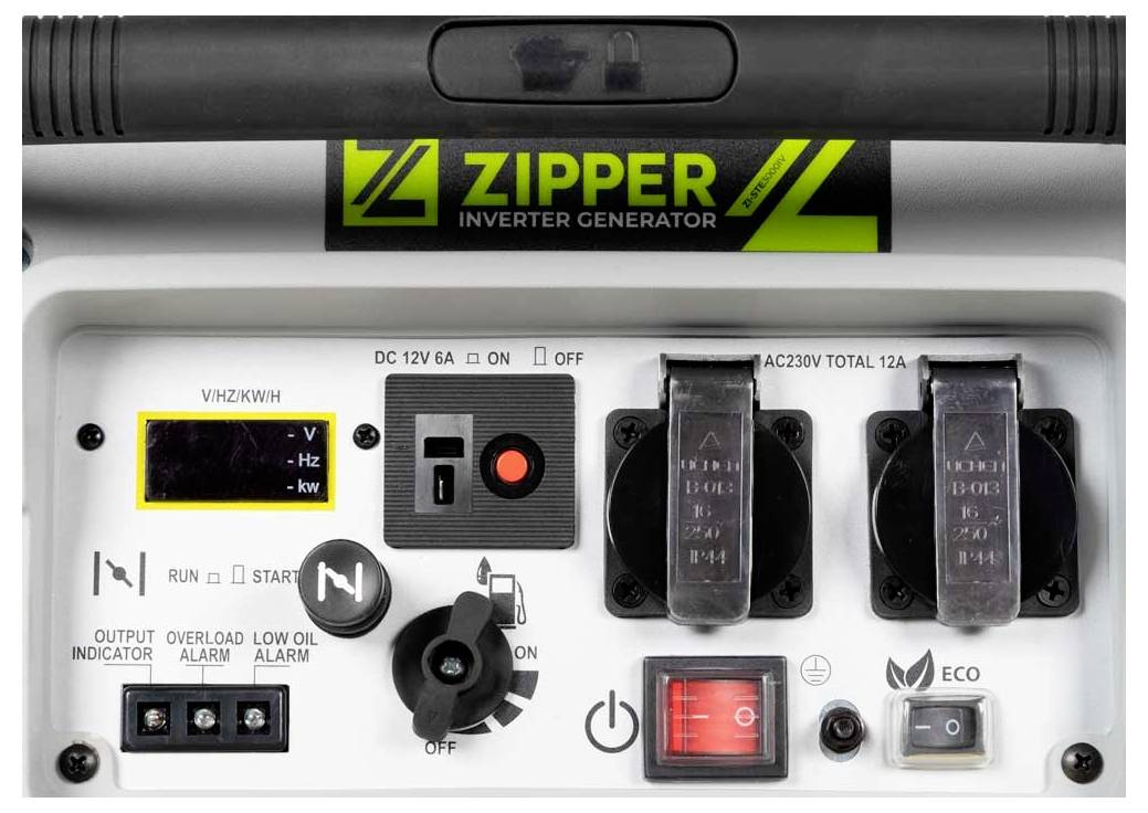 Zipper ZI-STE3000IV 4-Takt Inverter-Stromerzeuger 4.3kW 230V 38kg 2800W