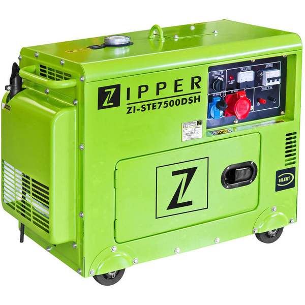 Zipper ZI-STE7500DSH Stromerzeuger 6.5kW 230 V, 400V 153kg 4600W