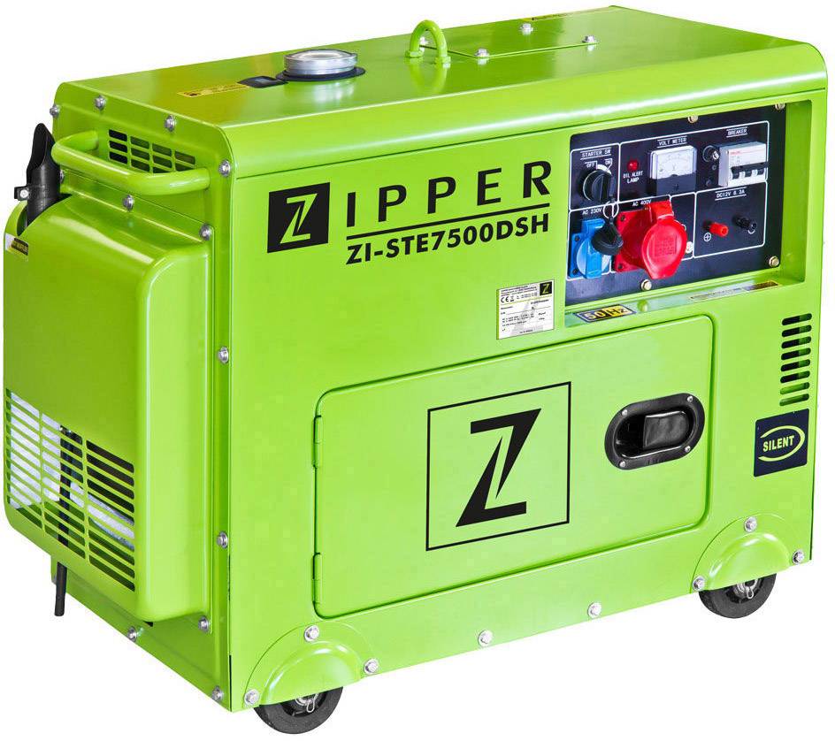 Zipper ZI-STE7500DSH Stromerzeuger 6.5kW 230 V, 400V 153kg 4600W