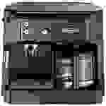 DeLonghi BCO 411.B Espressomaschine mit Siebträger Schwarz Fassungsvermögen Tassen=10 Glaskanne, mit Filterkaffee-Funktion
