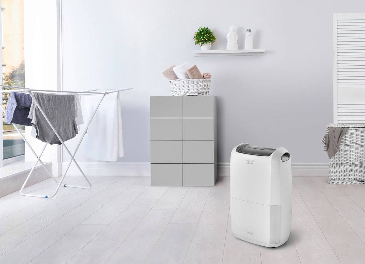 DeLonghi DDSX225 Luftentfeuchter 100m³ 0.83 l/h Weiß