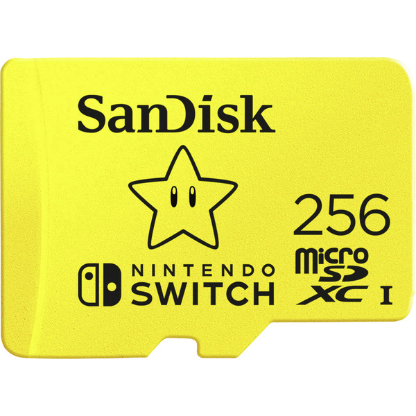 SanDisk Extreme Nintendo Switch™ microSDXC-Karte 256 GB UHS-I, UHS-Class 3 Geeignet für Nintendo S